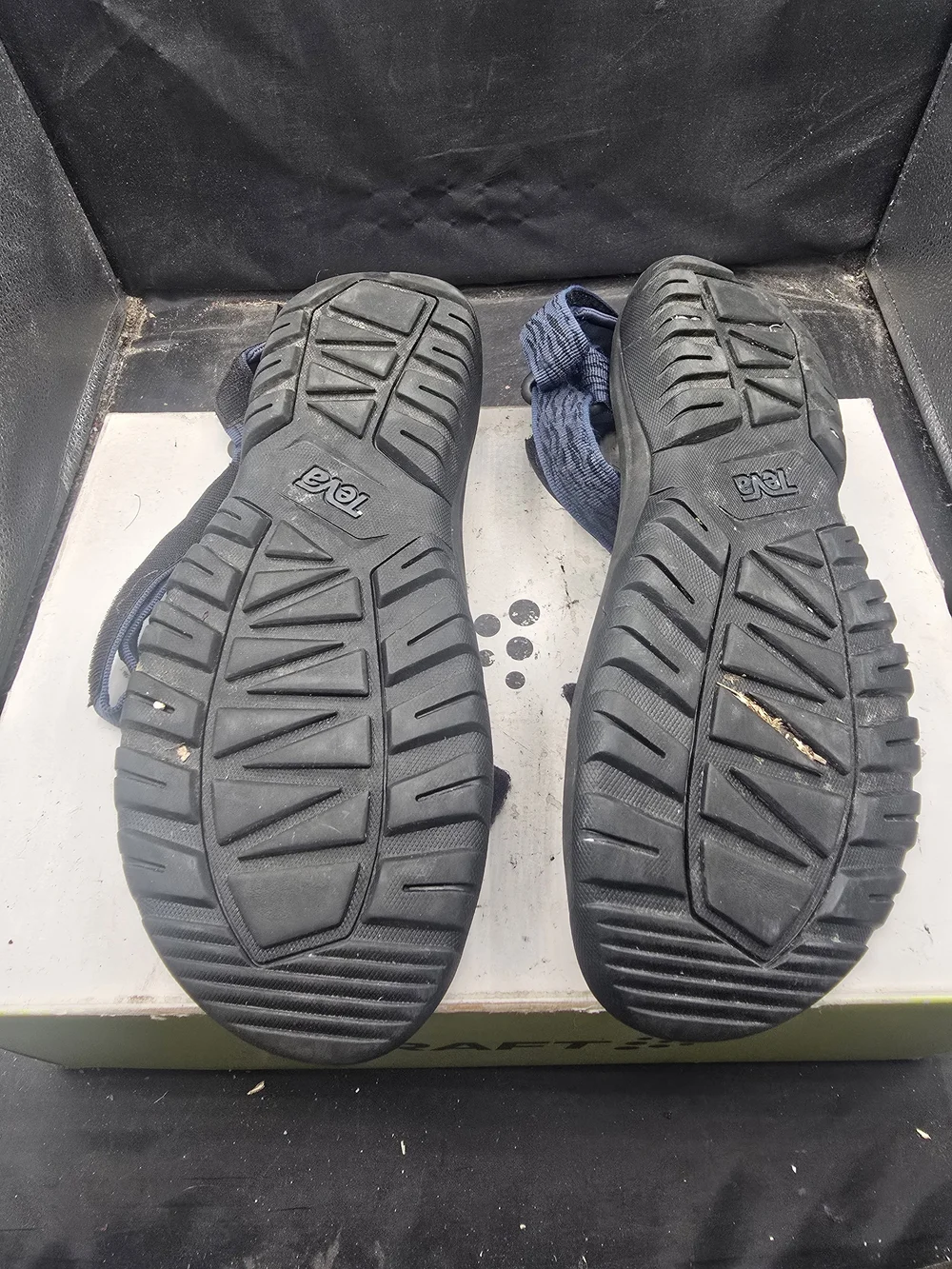 Teva Blue and Black Sport Sandals